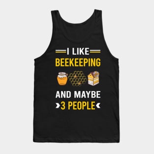 3 People Beekeeping Beekeeper Apiculture Tank Top